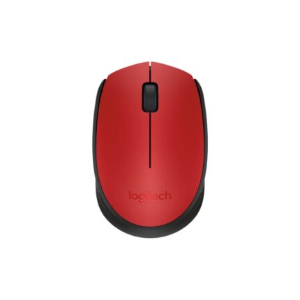 Logitech M171 Wireless Mouse- Red (M171WLRED)