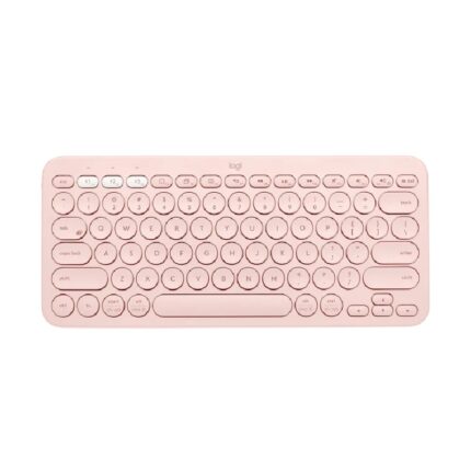 Logitech K380 Multi-Device Keyboard- Rose (K380BLKBDROSE)