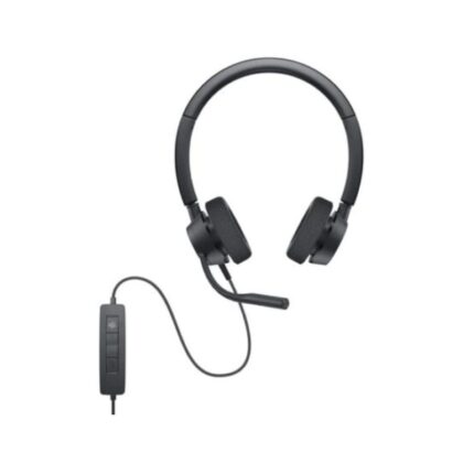 DELL Pro Stereo USB Wired On-Ear Headset with Mic and Audio Controls