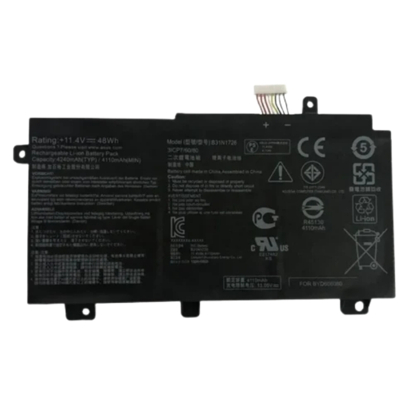 Asus FX504GD Compatible Laptop Battery 3900mAh 44Wh 11.4V 3 Cell